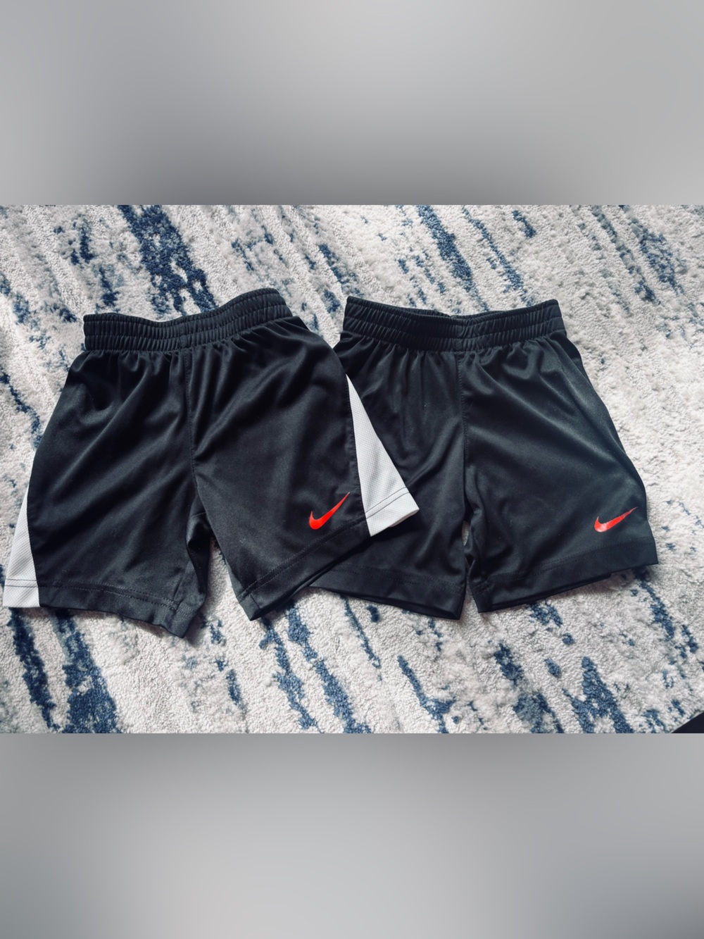 (4T) kids Nike Shorts bundle (2 pairs); Black Shorts